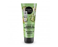 Organic Shop Moisturizing Leave-In Conditioner Artichoke & Broccoli Ενυδατικό Μαλακτικό Μαλλιών 75ml