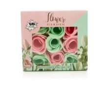 Pokhara Bath Gift Set “Roses Flower” 8×4 g – Αρωματικά Σαπουνολούλουδα για μπάνιο
