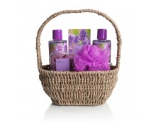 Pokhara Set Bath Basket Ocean Breeze – Σετ μπάνιου με λοσιόν, shower gel, bath salt & λουλούδι μπάνιου για δροσερή φροντίδα σώματος