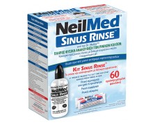 NeilMed Sinus Rinse Kit – Σύστημα Ρινικών Πλύσεων + 60 Premixed Sachets | Ρινική Αποσυμφόρηση & Υγιεινή
