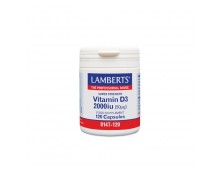 Lamberts Βιταμίνη D3 2000iu – 120 Κάψουλες | Υποστήριξη Ανοσοποιητικού & Οστών