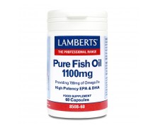 Lamberts Pure Fish Oil Ω3 Λιπαρά Οξέα 1100mg 60Caps