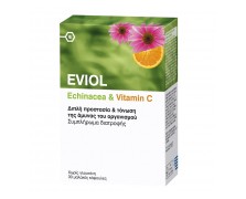 Eviol Echinacea & Vitamin C Συμπλήρωμα Διατροφής με Εχινάκεια & Βιταμίνη C 30 caps 