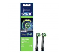 Oral-B Cross Action Black Edition Clean Maximiser Ανταλλακτικές Κεφαλές 2τμχ