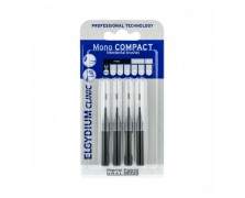 Elgydium Clinic Mono Compact Μεσοδόντια Βουρτσάκια 0.35mm Μαύρα 4τμχ