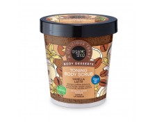 Organic Shop by Natura Siberica Body Desserts Toning Body Scrub Vanilla Latte Τονωτικό Απολεπιστικό Σώματος Βανίλια-Καφές 450ml