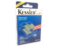 Kessler Discreet Αδιάβροχο Διάφανο Αυτοκόλλητο Strip (4 μεγέθη), 40 strips