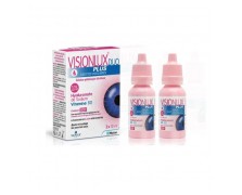 Novax Visionlux Duo Plus Lubrucating Eye Drops Λιπαντικό Οφθαλμικό Διάλυμα με Υαλουρονικό Νάτριο σε Σταγόνες 2x10ml