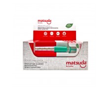 Θερμόμετρο Πλακέ Χωρίς Υδράργυρο Matsuda με Πλαστική Λαβή για Εύκολη Πτώση της Θερμοκρασίας 1τμχ