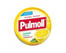 Pulmoll Καραμέλες Λεμόνι & Βιταμίνη C για το Βήχα, τον Πονόλαιμο, την Τόνωση Ανοσοποιητικού - Χωρίς Ζάχαρη, 45gr