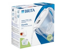 Brita Marella Λευκή Κανάτα Σερβιρίσματος 2.4lt με 1 Ανταλλακτικό Φίλτρο Maxtra Pro All-In-1