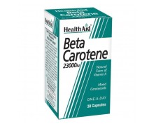 Health Aid Beta Carotene 25.833IU 30 Κάψουλες - Προβιταμίνη A για Δέρμα, Μαύρισμα & Αντιοξειδωτική Προστασία