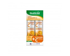 Health Aid Vitamin C 1000 mg Orange Promo 1+1 (2×20 αναβράζοντα δισκία) – Συμπλήρωμα Διατροφής Βιταμίνης C