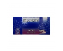 Filoskin Γάντια Λάτεξ Χωρίς Πούδρα 100τμχ – Εξεταστικά Γάντια Μίας Χρήσης