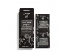 Apivita Express Beauty Propolis Μάσκα Ομορφιάς Προσώπου για Καθαρισμό 2 τμχ x 8ml