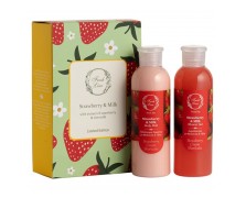 Fresh Line Strawberry & Milk Σετ Αφρόλουτρο 200ml & Γαλάκτωμα 200ml
