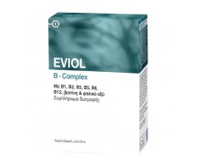 Eviol B-Complex Συμπλήρωμα Συμπλέγματος Βιταμίνης B για τη Φυσιολογική Λειτουργία του Νευρικού Συστήματος, 60 caps