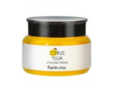 FarmStay Citrus Yuja Κρέμα Προσώπου 100g – Ενυδάτωση, Λάμψη & Βιταμίνη C