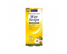 Beauty Formulas Wax Strips Hair Remover Legs & Body with Chamomile Extract – Αποτριχωτικές Ταινίες Σώματος & Ποδιών 20τμχ