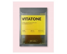 RETURNU Radiant Vitatone Facial Sheet Mask – Ενυδατική Μάσκα Προσώπου με Βιταμίνες για Λάμψη & Αναζωογόνηση