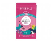 Badesalz Ben & Anna Rose Bath Salts Sachet 60g – Φυσικό Αλάτι Μπάνιου με Τριαντάφυλλο για Χαλάρωση & Ενυδάτωση