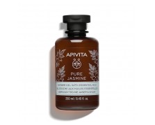 Apivita Pure Jasmine Shower Gel Essential Oils Κρεμώδες Αφρόλουτρο με Αιθέρια Έλαια & Άρωμα Γιασεμί 250ml