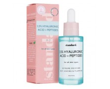 Standard Beauty 1.5% Hyaluronic Acid Serum & Peptides 30ml – Ορός Υαλουρονικού Οξέος & Πεπτιδίων για Εντατική Ενυδάτωση, Σύσφιξη και Αντιγήρανση