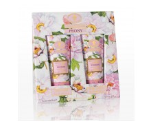 Saponificio Artigianale Fiorentino Σετ Αφρόλουτρο & Κρέμα Σώματος Peony 250ml + 250ml