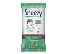 Sneezy Menthol Υγρά Μαντηλάκια – 12 τεμάχια Αποσυμφόρηση