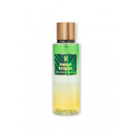 Victoria's Secret Body Mist Neon Tropic 250ml – Bright Bergamot & Sandalwood, Αρωματικό Σπρέι Σώματος