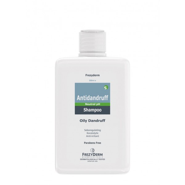 Frezyderm Antidandruff Shampoo 200ml σαμπουάν κατά της λιπαρής πιτυρίδας για λιπαρά μαλλιά