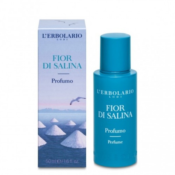 L'Erbolario Fior di Salina Άρωμα 50ml με φυσικά θαλάσσια αρώματα για καθημερινή αναζωογόνηση.