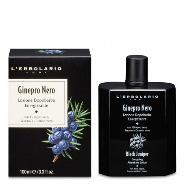 L'Erbolario Ginepro Nero After Shave 100ml – Απαλό, ενυδατικό after shave με ξυλώδες άρωμα κέδρου και μπαχαρικών