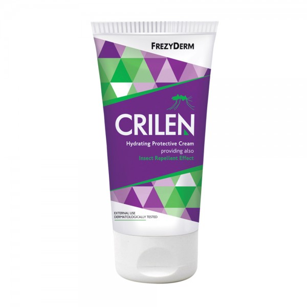 Frezyderm Crilen Cream 125ml ενυδατικό και εντομοαπωθητικό γαλάκτωμα σώματος για παιδιά και ενήλικες με προστασία από κουνούπια και έντομα
