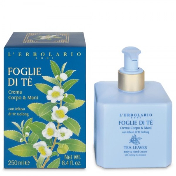 L'Erbolario Foglie Di Te Κρέμα Σώματος 250ml – Ενυδατική κρέμα με άρωμα φύλλων τσαγιού