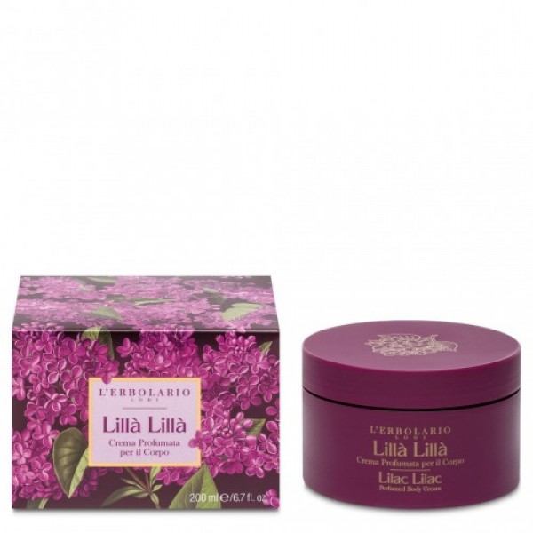 L’Erbolario Lilla Lilla Κρέμα Σώματος 200ml – αρωματική ενυδατική body cream με λιλά