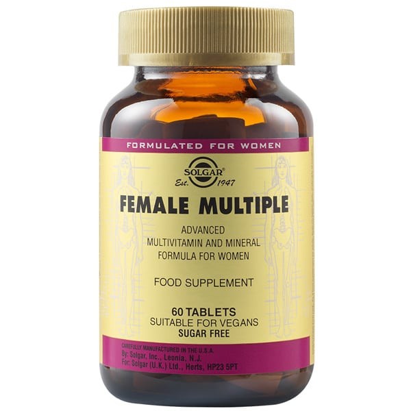Solgar Female Multiple 60 δισκία – πολυβιταμινούχο συμπλήρωμα για γυναίκες