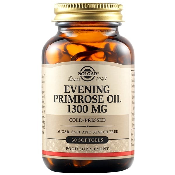 Solgar Evening Primrose Oil 1300mg – 30 softgels για δέρμα & ορμονική υποστήριξη