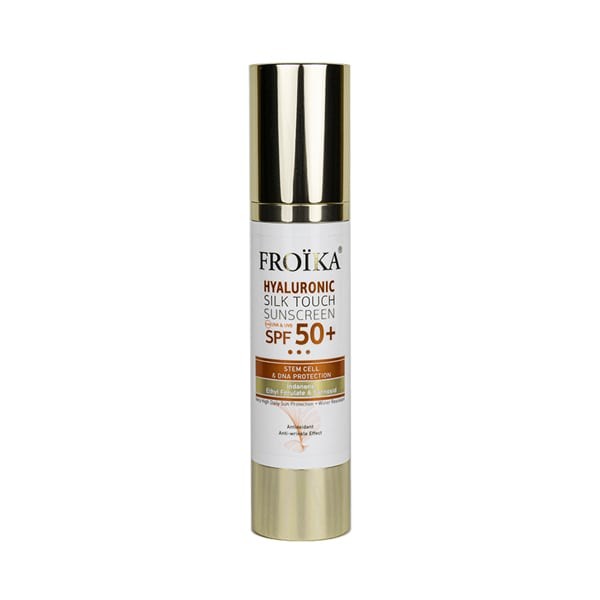 Froika Hyaluronic Silk Touch Sunscreen SPF50+ 50ml – αντηλιακή κρέμα προσώπου με υαλουρονικό και αντιγήρανση