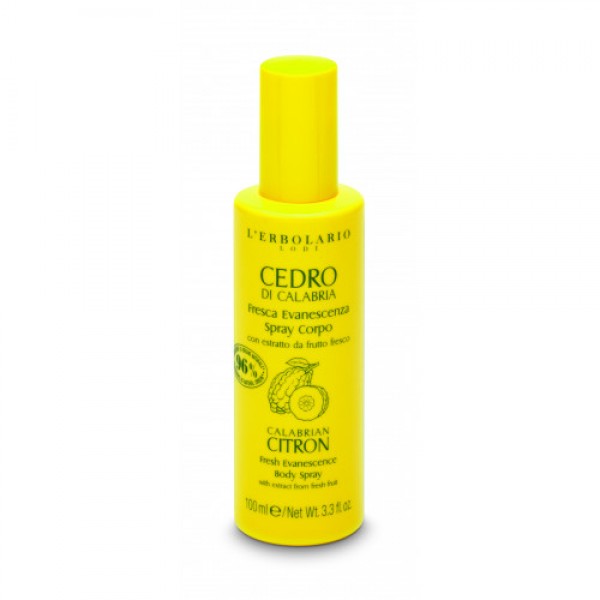 L'Erbolario Cedro di Calabria ενυδατικό έλαιο σώματος 100ml, φυσική ενυδάτωση