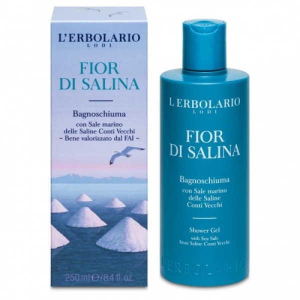 L'Erbolario Fior di Salina Αφρόλουτρο 250ml – Απαλό αφρόλουτρο με άρωμα λουλουδιών της θάλασσας