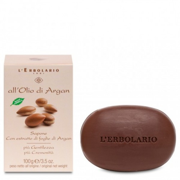 L'Erbolario All'Olio di Argan Σαπούνι 100g — Θρεπτικό σαπούνι με φυσικό έλαιο argan για απαλό καθαρισμό
