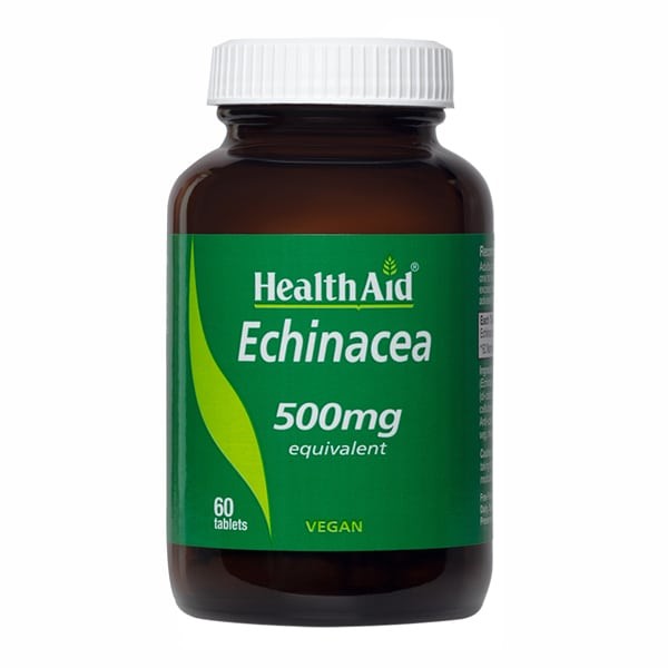 Health Aid Echinacea 500mg – 60 ταμπλέτες για ενίσχυση ανοσοποιητικού και φυσική άμυνα οργανισμού.