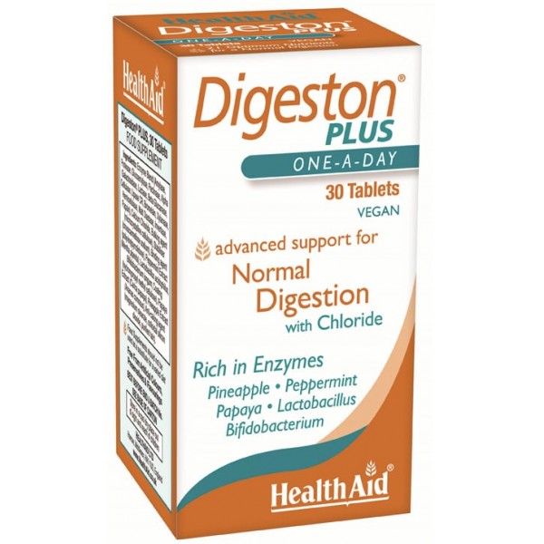 Health Aid Digestion PLUS 30 tabs συμπλήρωμα διατροφής για πέψη