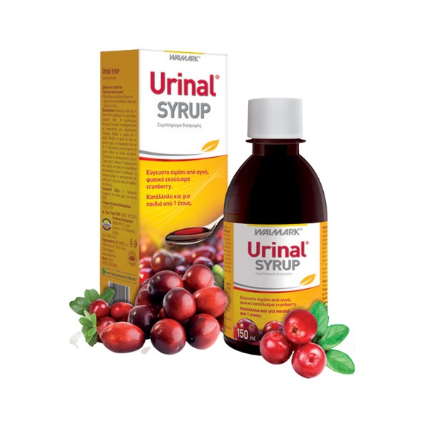 VivaPharm Urinal Syrup 150ml με Cranberry για υποστήριξη ουροποιητικού συστήματος