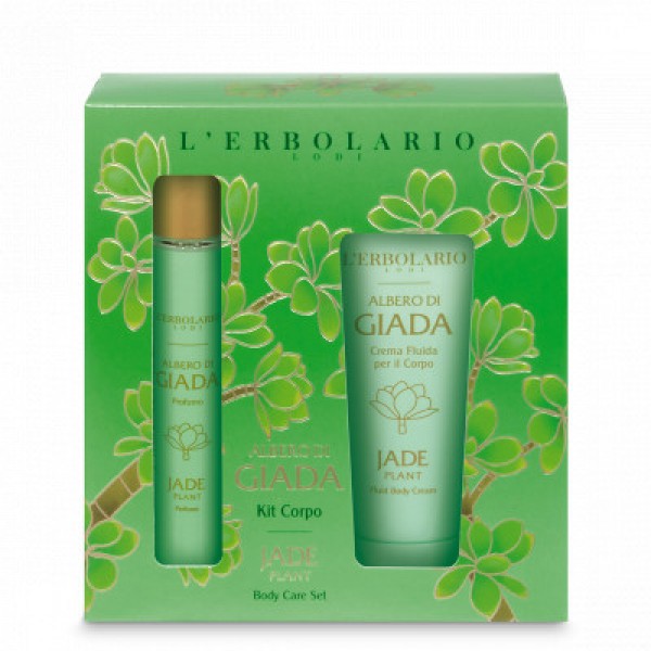 L'Erbolario Albero di Giada Σετ – Άρωμα 15ml και Κρέμα Σώματος 75ml σε κομψή συσκευασία δώρου