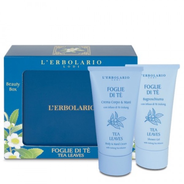 «L’Erbolario Foglie Di Te Promo Pack – αφρόλουτρο 75 ml και κρέμα σώματος & χεριών 75 ml για ενυδάτωση και φρεσκάδα με άρωμα τσαγιού.»