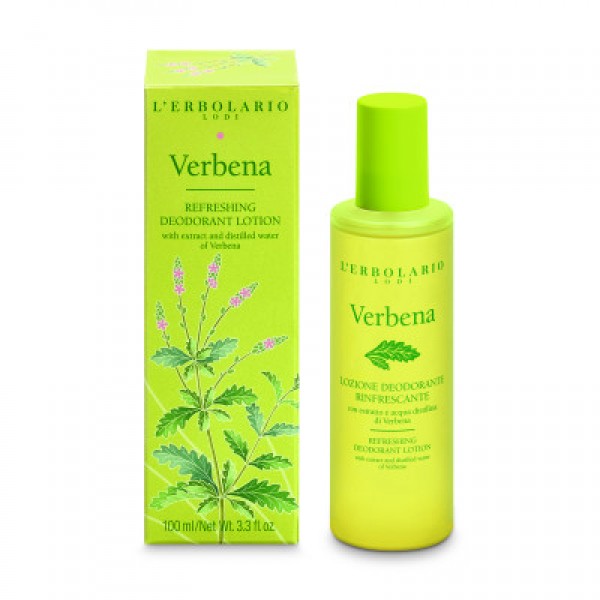 L'Erbolario Verbena Δροσιστική Αποσμητική Λοσιόν 125ml – Φυσικό, δροσερό άρωμα verbena για ευαίσθητες μασχάλες