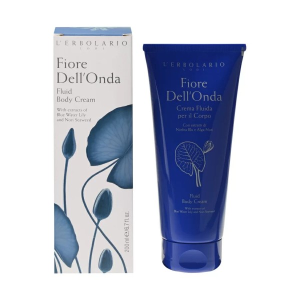 L'Erbolario Fiore Dell’Onda Crema Fluida Per il Corpo γαλάκτωμα σώματος 200ml – ενυδατική κρέμα με φλοράλ άρωμα για απαλή και θρεπτική περιποίηση