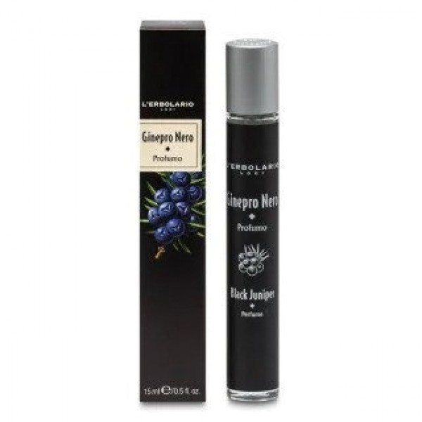 L'Erbolario Ginepro Nero Άρωμα 15ml – Ξυλώδες, αρμυρό ανδρικό άρωμα με νότες κέδρου και μπαχαρικών για έντονη παρουσία